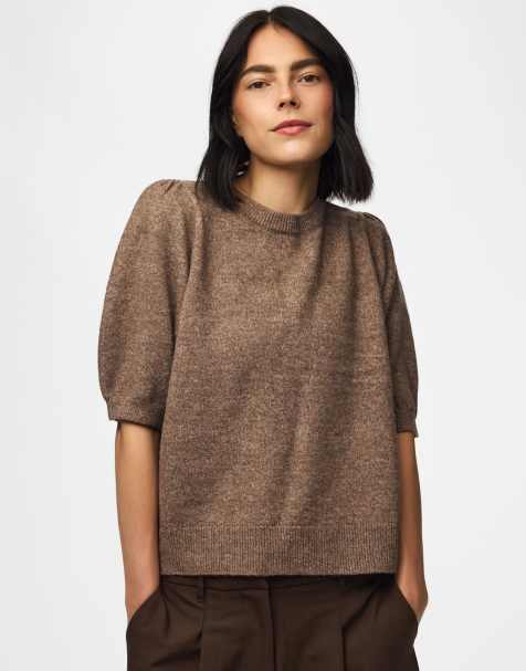 Pieces Knit in coffee quartz - view 1