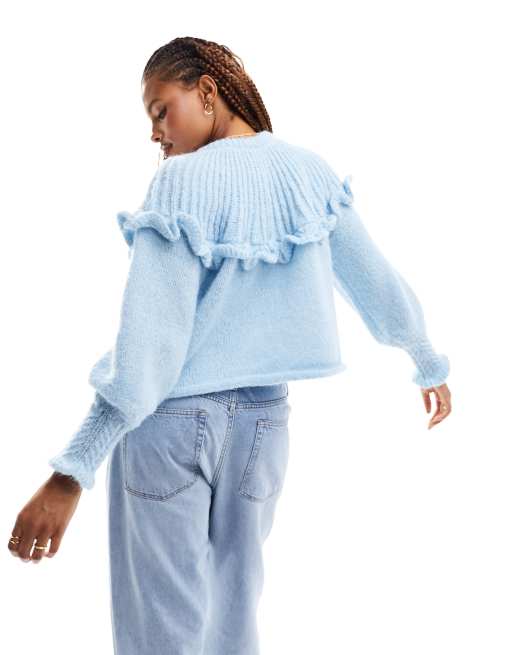 Crop hotsell frill jumper