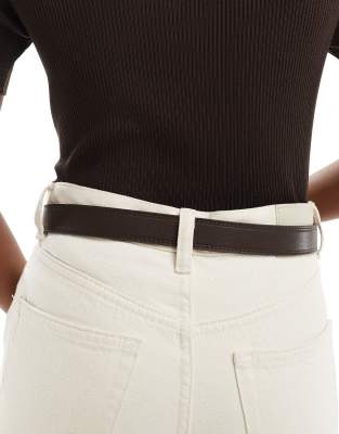 Pieces Large Gold Buckle Belt In Black
