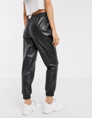 express leather joggers