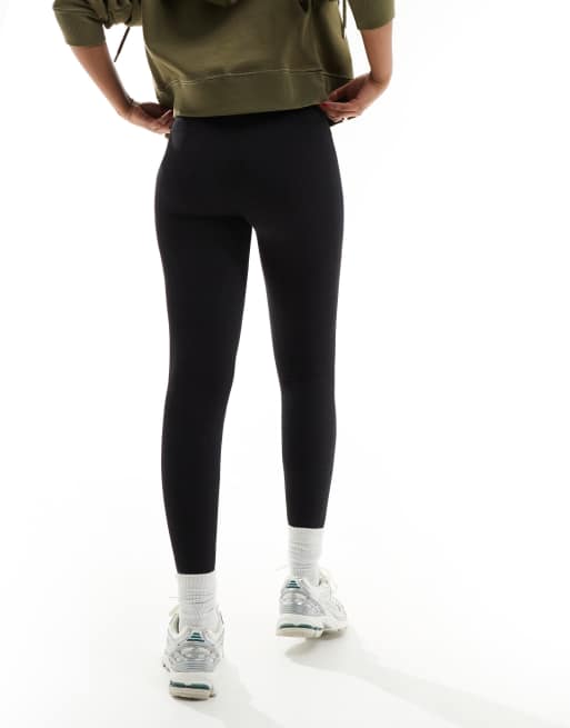 Pieces - Legging stretch sans coutures à taille haute - Noir, 2 de 5