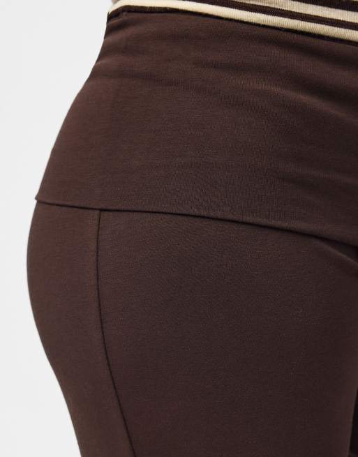 Pieces - Leggings en marrón oscuro, 4 de 7