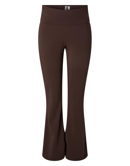 Pieces - Leggings en marrón oscuro, 7 de 7