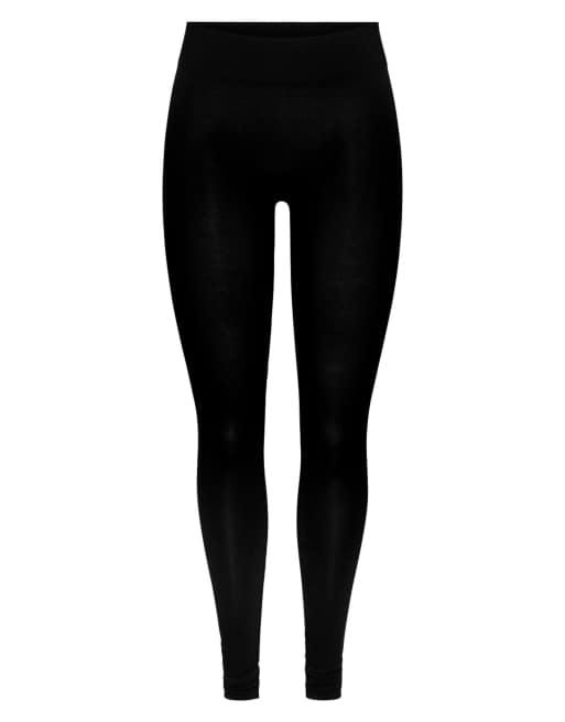 Pieces - Leggings neri, 5 di 6