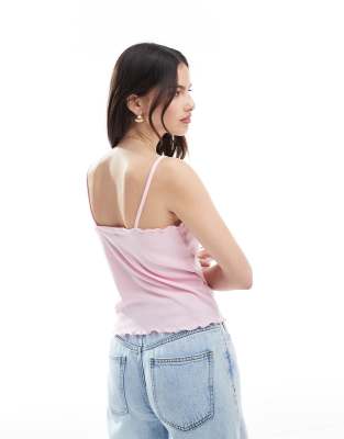 PIECES LETTUCE HEM CAMI 
