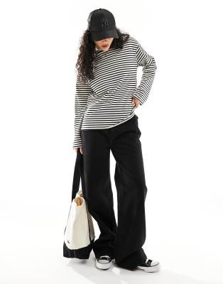 Shop Pieces Long Sleeve Super Soft T-shirt In Multi
