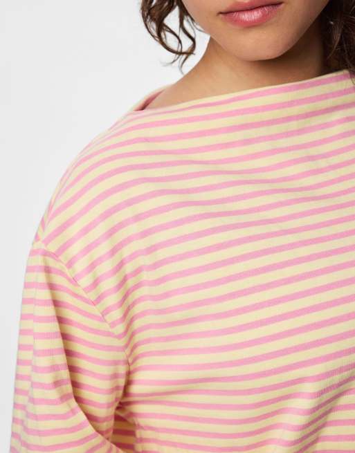 Pieces Long sleeved top in french vanilla, 5 of 7