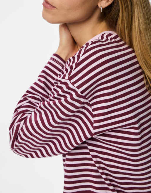 Pieces long sleeved top in roseate spoonbill, 4 of 7
