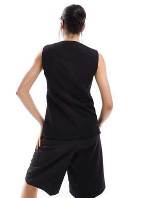 PIECES LONGLINE VEST 