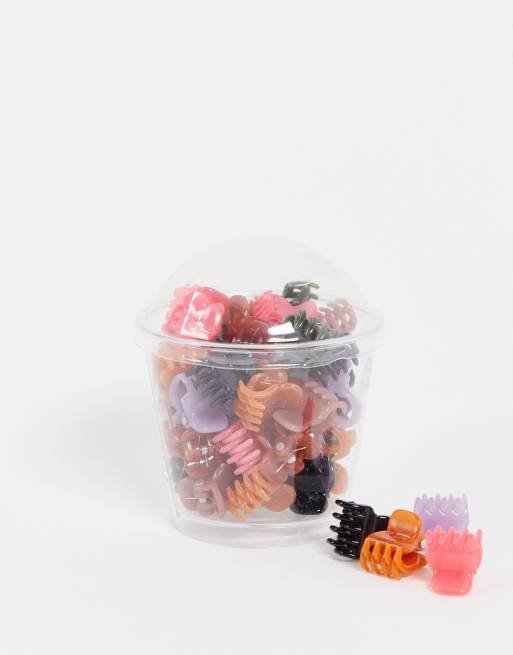 Pieces - Lot de pinces à cheveux - Multicolore
