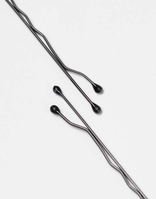 Pieces - Lot de pinces à cheveux - Noir, 3 de 4