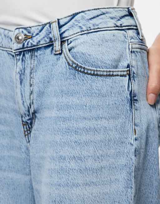 PIECES - Lyseblå barrel-jeans i denim, 4 af 6