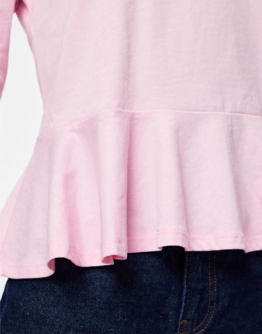 Pieces - Lyserød top, 3 af 4