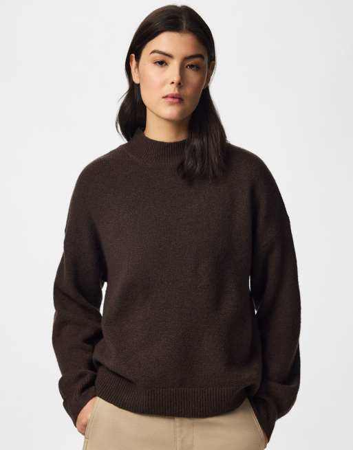 PIECES - Sæt med pullover og nederdel, 2 af 3