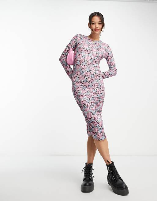 Pieces Mana dress in floral print 