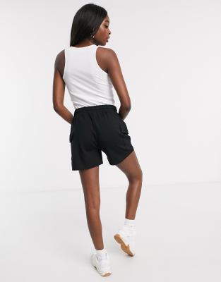 high waisted frill shorts