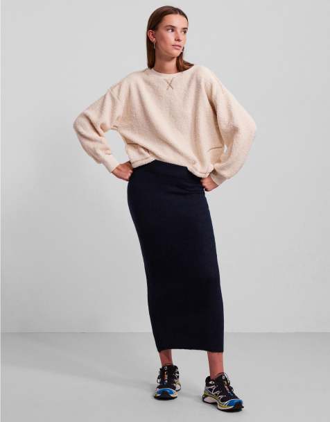 Maternity pregnancy Denim skirt with soft jersey panel 3047 Mija 