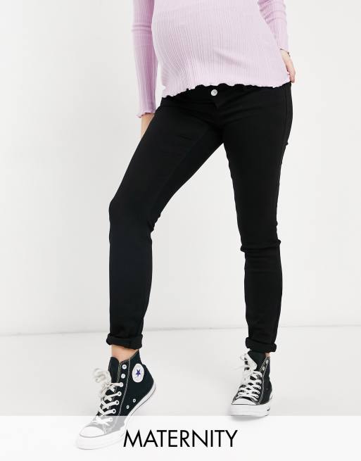 Asos white clearance maternity jeans