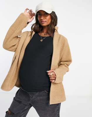 maternity fleece sweater