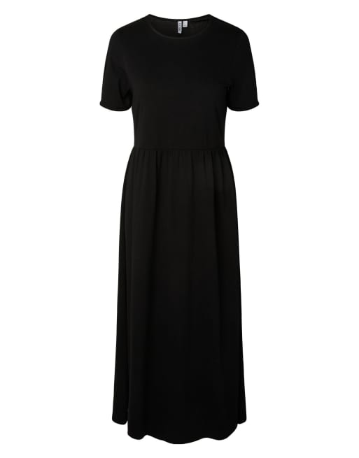 Pieces Maxi dress in black1, 7 of 7