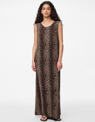 Pieces - Maxikleid in Schwarz
