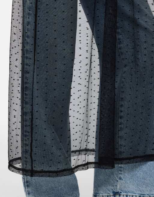 Pieces – Maxikleid in Schwarz, 4 von 7