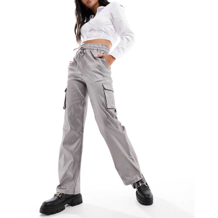 lig. リグドット　wide cargo pants grey lig. (リグドット) wide cargo pants / gray（lig. (リグドット