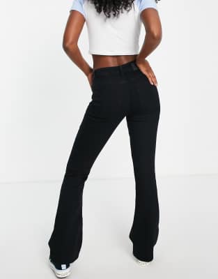 mid waist flare jeans