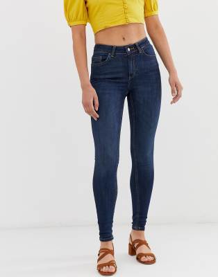 skinny mid waist jeans