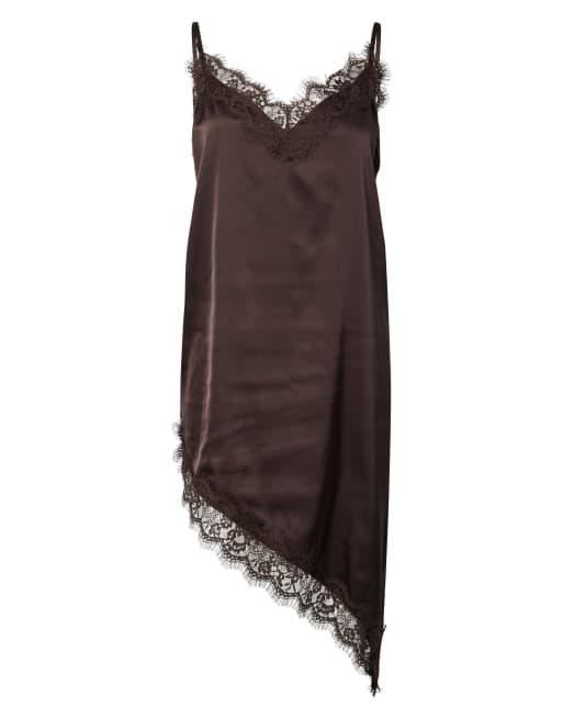 Pieces Mini dress in hot fudge1, 7 of 7
