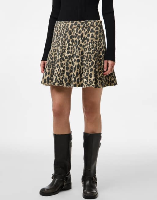 Pieces - Mini jurk in nomad
