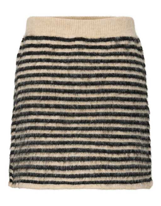 Pieces Mini skirt in asphalt1, 7 of 7