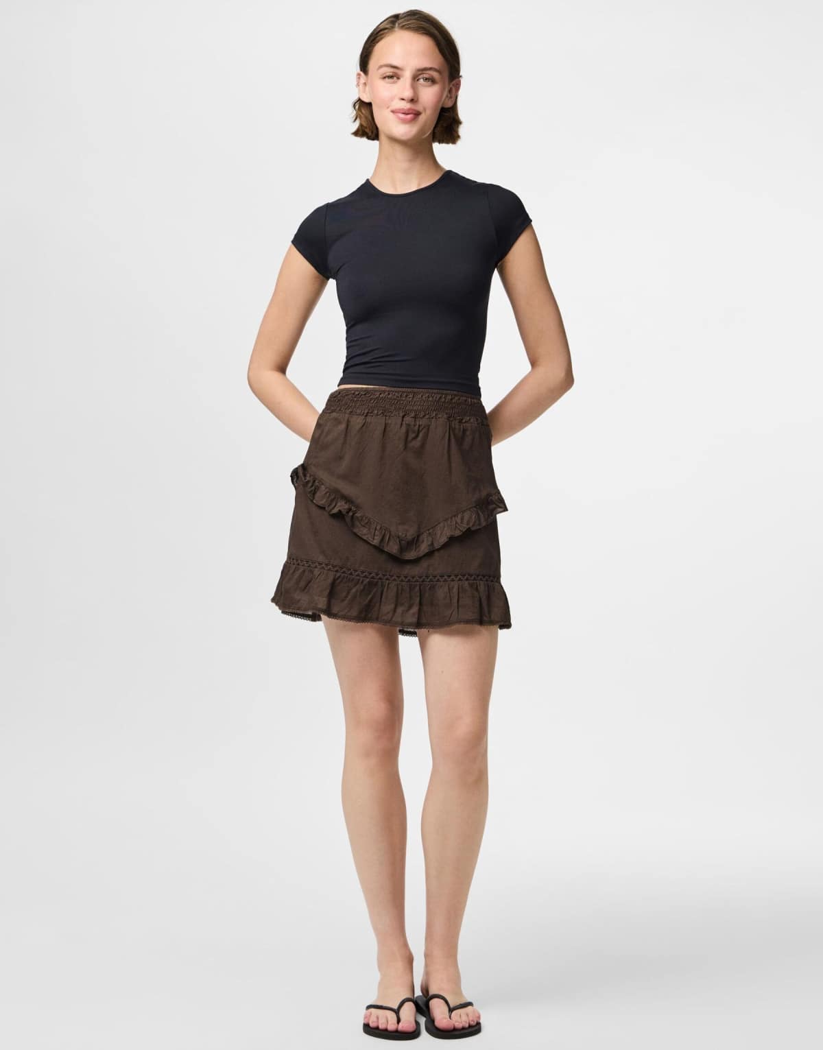 Pieces Mini skirt in delicioso