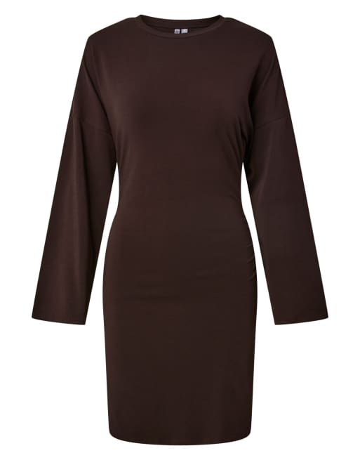 Pieces Minikleid in Schokoladenpflaume, 7 von 7