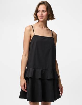 Pieces - Minikleid in Schwarz