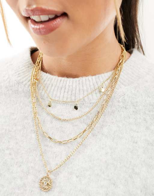 Multi on sale layered chain