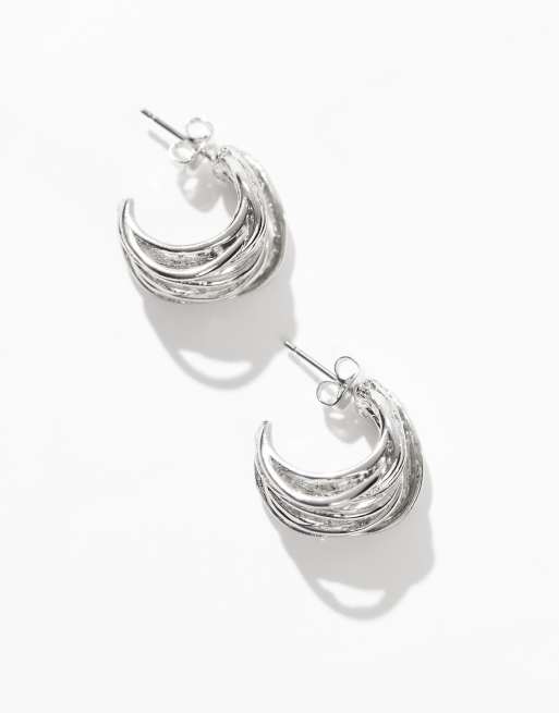 Pieces multistrand hopp earrings in silver, 2 of 4