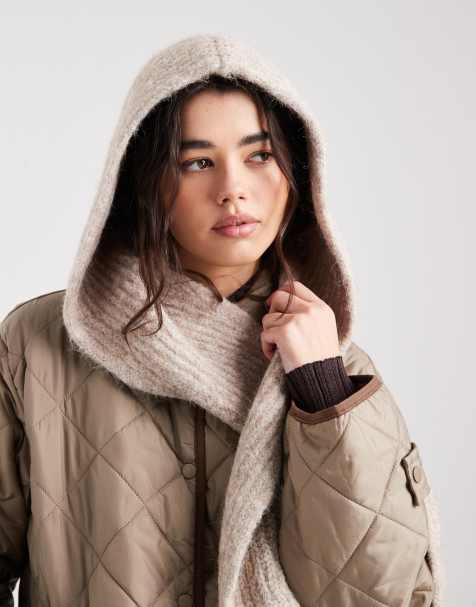 Pieces - Muts in gemêleerd taupe - view 1