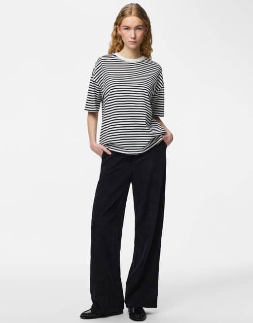 Pieces – Naturvit t-shirt, 3 av 5