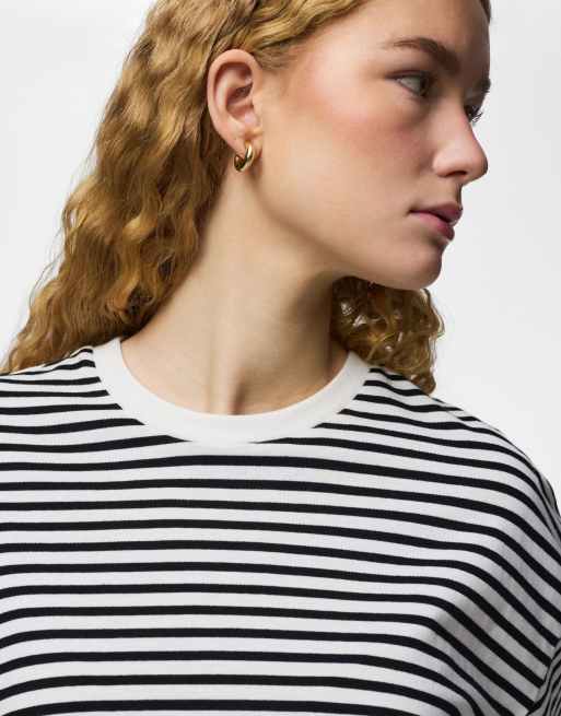 Pieces – Naturvit t-shirt, 4 av 5