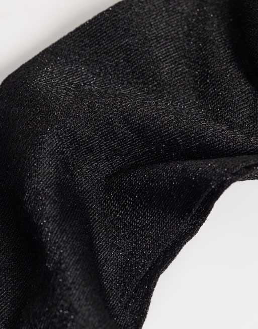 Pieces Netzsocken mit Glitzer in Schwarz, 3 von 3