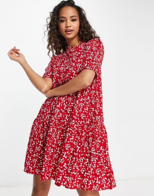 Pieces nille floral printed dress 