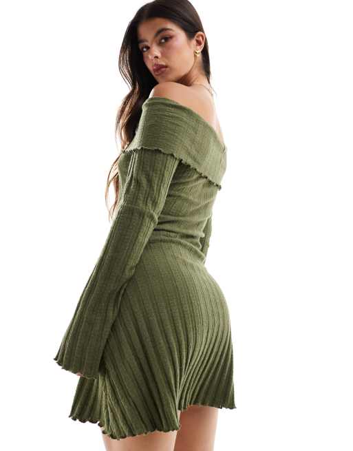 ワンピース Fendi Olive Green Sable Dress Fendi Olive Green Sablã© Dress | italist