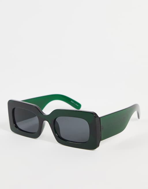Pieces oversized square frames in green