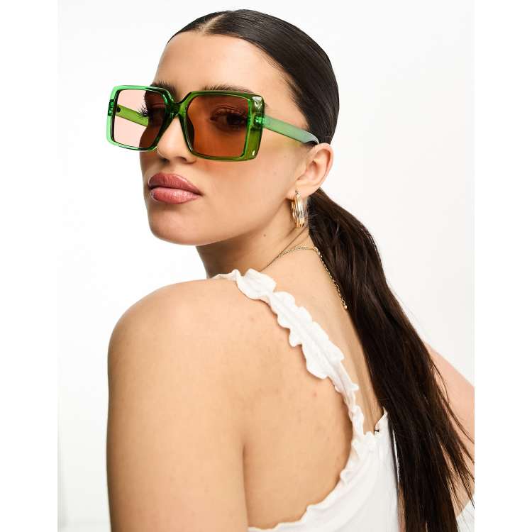 Big store green sunglasses