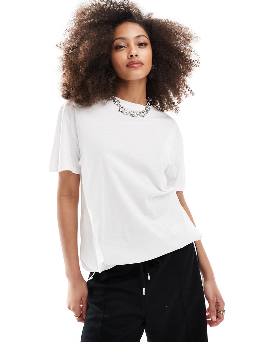 Pieces Oversized T-shirt In White