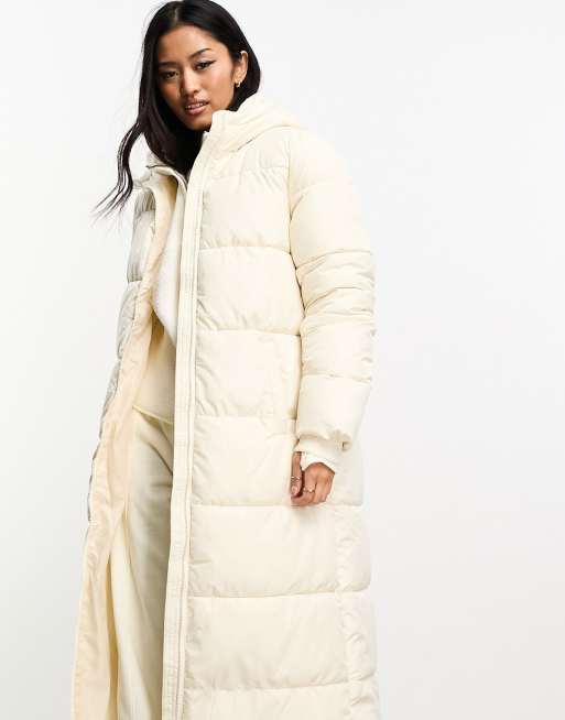 Womens padded maxi hot sale coat