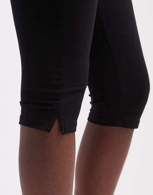 Pieces pantalon capri en jersey noir, 3 de 5