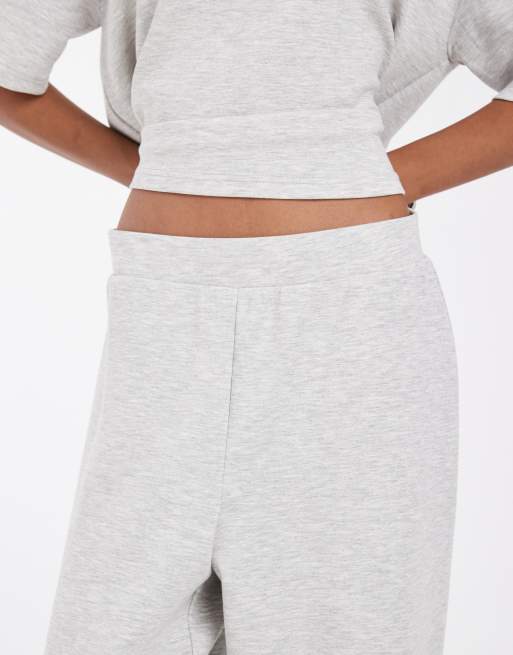 Pieces - Pantalon de jogging ample d'ensemble - Gris clair chiné, 3 de 5