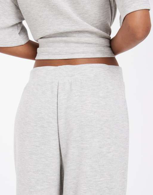 Pieces - Pantalon de jogging ample d'ensemble - Gris clair chiné, 4 de 5